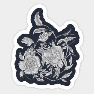 Flower Sketch Sticker